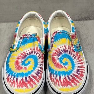 Vans Kids Tie-Dye Slip-On Sneakers